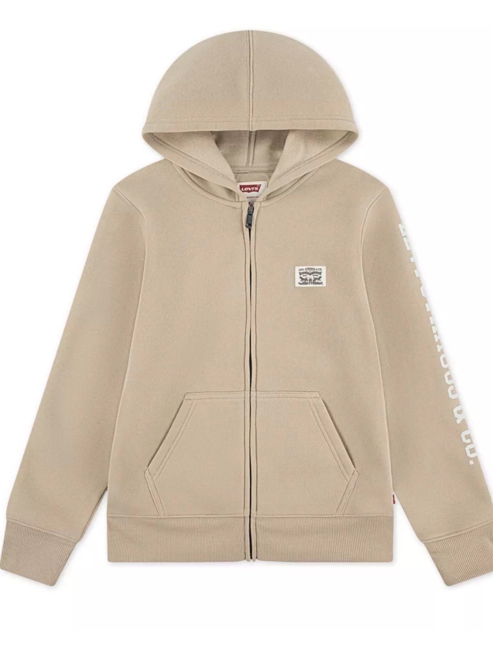 Levi's Boys Tan Pullover Hoodie L